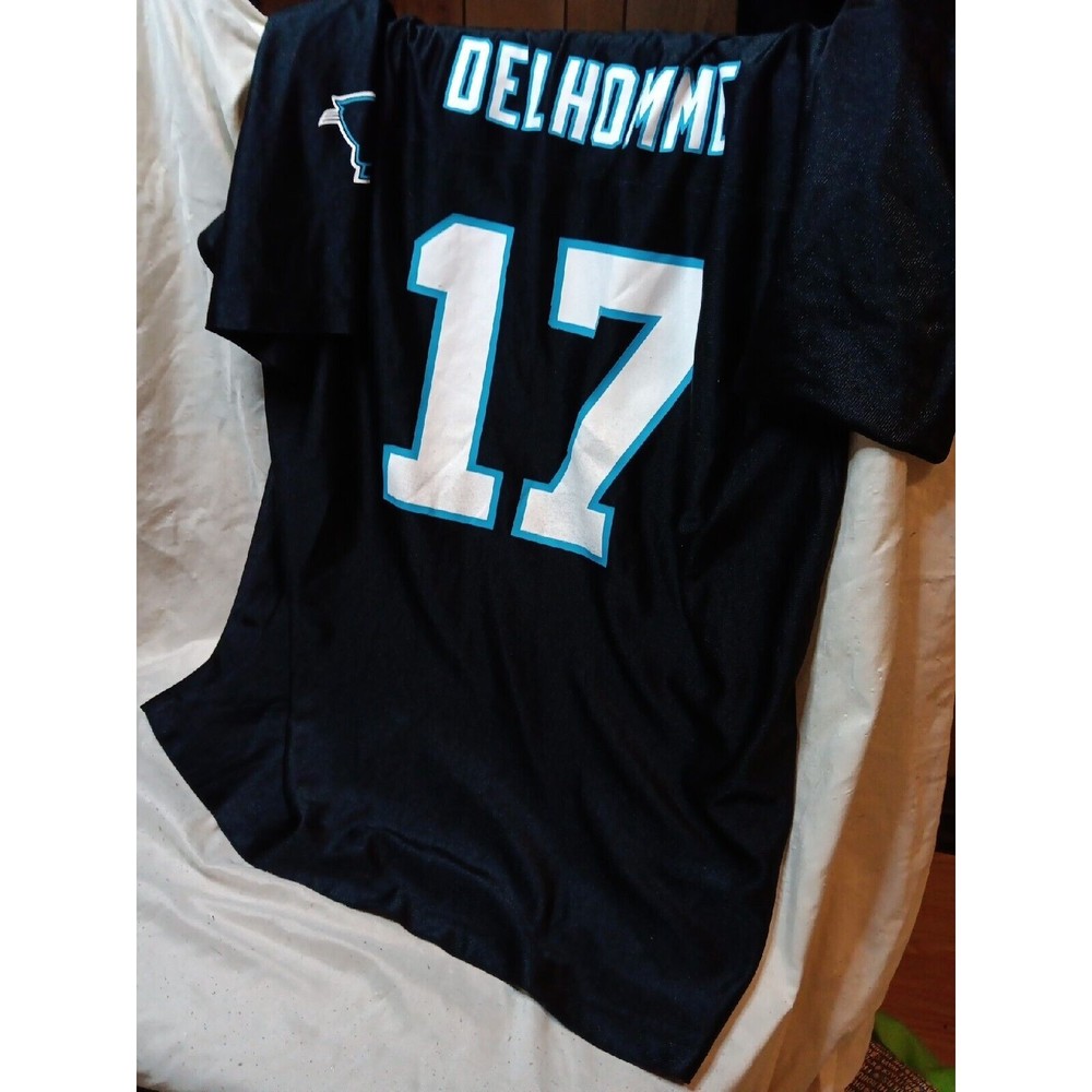 Carolina Panthers Boys XL 18-20 #17 Number Delhomme NFL Jersey
